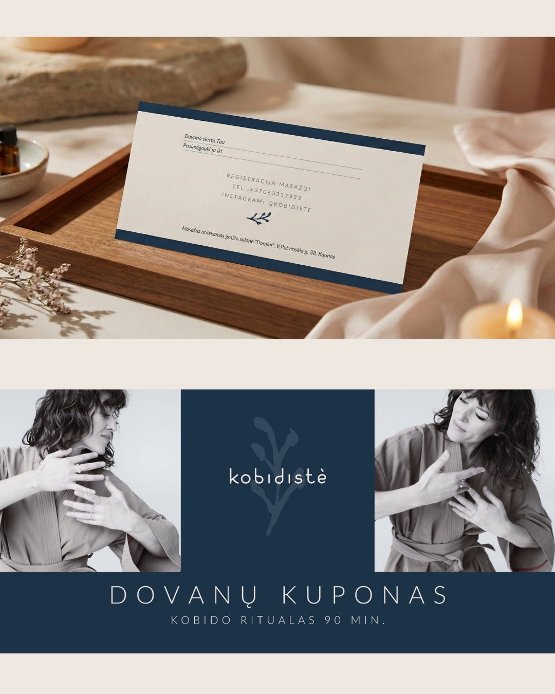 Dovanų kuponas "Kobido ritualas"